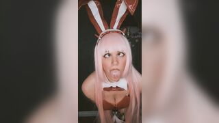 Hii hiiiii! I got into my Zero Two Bunny Suit ♡