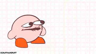 Kirby vs Samus [by ScruffmuhGruff]