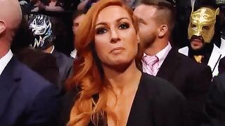 Not Becky Lynch fault you all love stroking for her