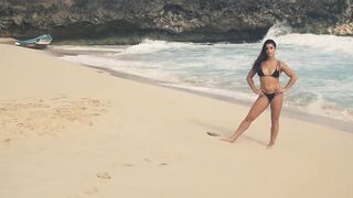 Sensual Aly Raisman at the Beach, Looking like a Goddess.