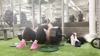 (F) 465 pounds no big deal. This is how pound cake is made