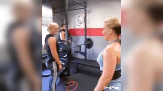 Lana's ass being slapped ????