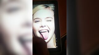 My german cum for Elle Fanning