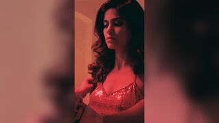 Aditi pohankar (indian actress) boobs pressed