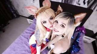 2 Ahri from League of Legends by Purple Bitch and Leah Meow