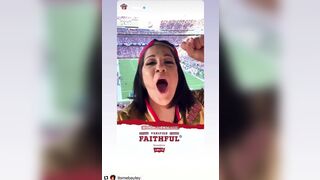 Bayley at the 49ers game
