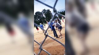 Parents losing their minds at a little league game