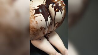 Alternative angle of my chocolate dipped ass