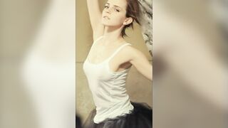 Describe the first kink that comes in mind for a night with Miss Emma Watson (1min Comp. GIF)