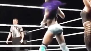 Sasha Banks shaking her booty for our pleasure! ????