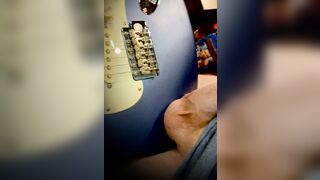 Soft Cock Slam. Learning to play guitar
