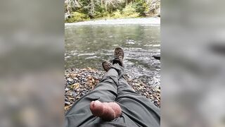 Relaxing by the river