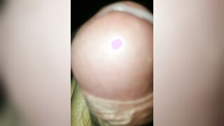 Explosive cum shot in slow motion
