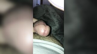 Cock slapping my belly