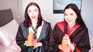 Ever seen 2 girls fuck a pumpkin?