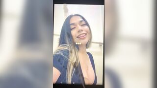 Cutie gets a Cum Tribute