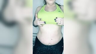 My 1st boob drop!! ???? Was just out of Boxing ???? class ???? [drop] (OC) 33F