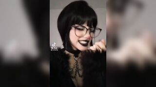Amazing emo slut for facefucking
