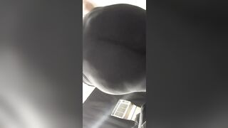 Let me just bend over and let my big ass spread for you