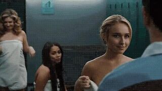 Hayden Panettiere in the Locker Room