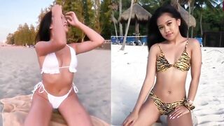 Pin these petite sluts down at the beach and breed their tight Asian holes until they're impregnated