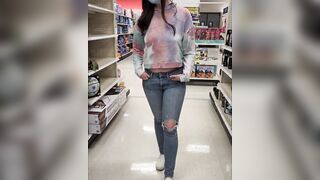 Target is always a good place to comfortably walk around braless