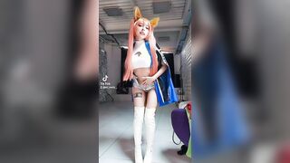 [OC] Tamamo no mae Fate by @neekomari