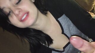 Big Dick Blowjob Girlfriend Handjob Pretty Sucking Teen Porn GIF by smulp_