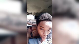 Black Slut Gives Her Daddy RoadHead