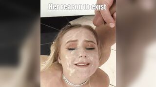 sluts love the taste and feeling of cum.