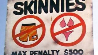 Skinnies (Rebecca Cross, Christopher Atkins & Julian McMahon - Exchange Lifeguards / Wet and Wild Summer (AU1992))