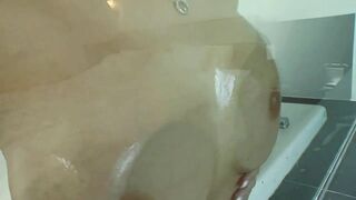 Asian Bathtub Bathroom Cute Pretty Tits Asshole Pussy Porn GIF by creamyx