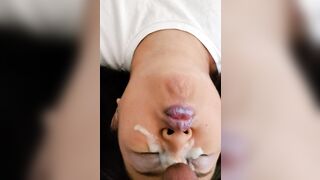 thick facial for college Asian gf (oc)