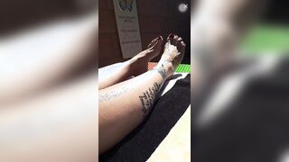 @walkingawayagain was live chill-axing on a sunny Toesday!! Part 1