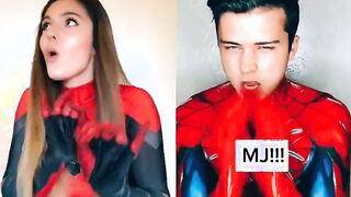 Spidey and MJ have a disagreement (Taya and Nick)