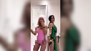 These #halloween sluts would rather make out with each other than play with your beta cock