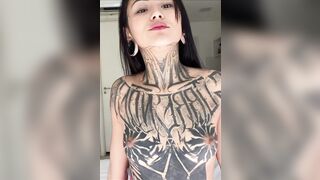 A piece of art or just a tattoo overkilled skank?
