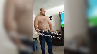 Dad makes daughter cry for simply being a kid and dancing
